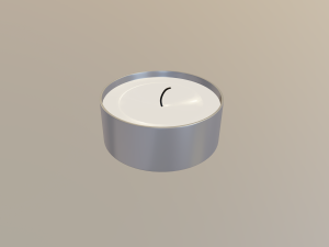 tealight candle 3Dモデル