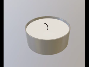 tealight candle 3D Model