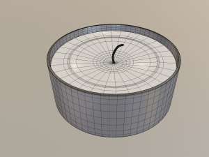 tealight candle 3Dモデル
