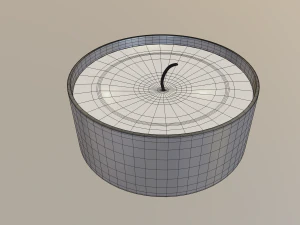 tealight candle 3D Model