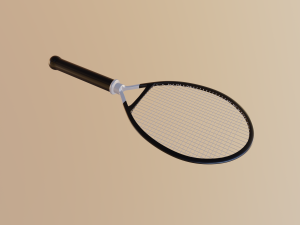 tennis racquet 3D मॉडल