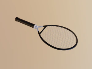 raquete de t&ecirc;nis Modelo 3D