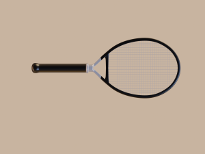 tennis racquet 3D Model