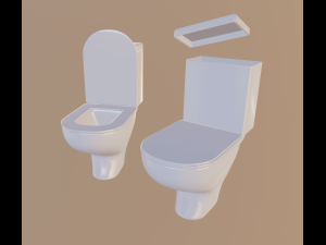 toilet 3D-Modell