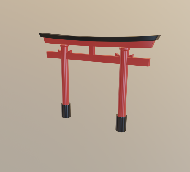 torii gate 3D Model .c4d .max .obj .3ds .fbx .stl .blend 