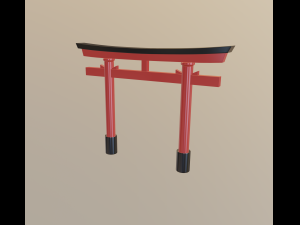 torii gate 3D Model