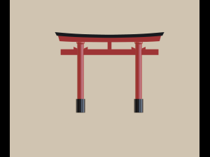 torii gate 3D Model