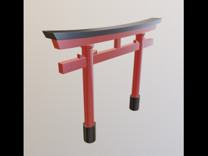 torii gate 3D Model