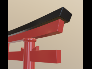 torii gate 3D Model