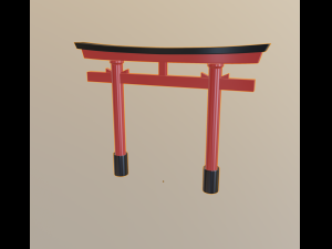 torii gate 3D Model