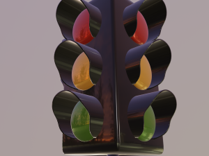 traffic light Model 3D