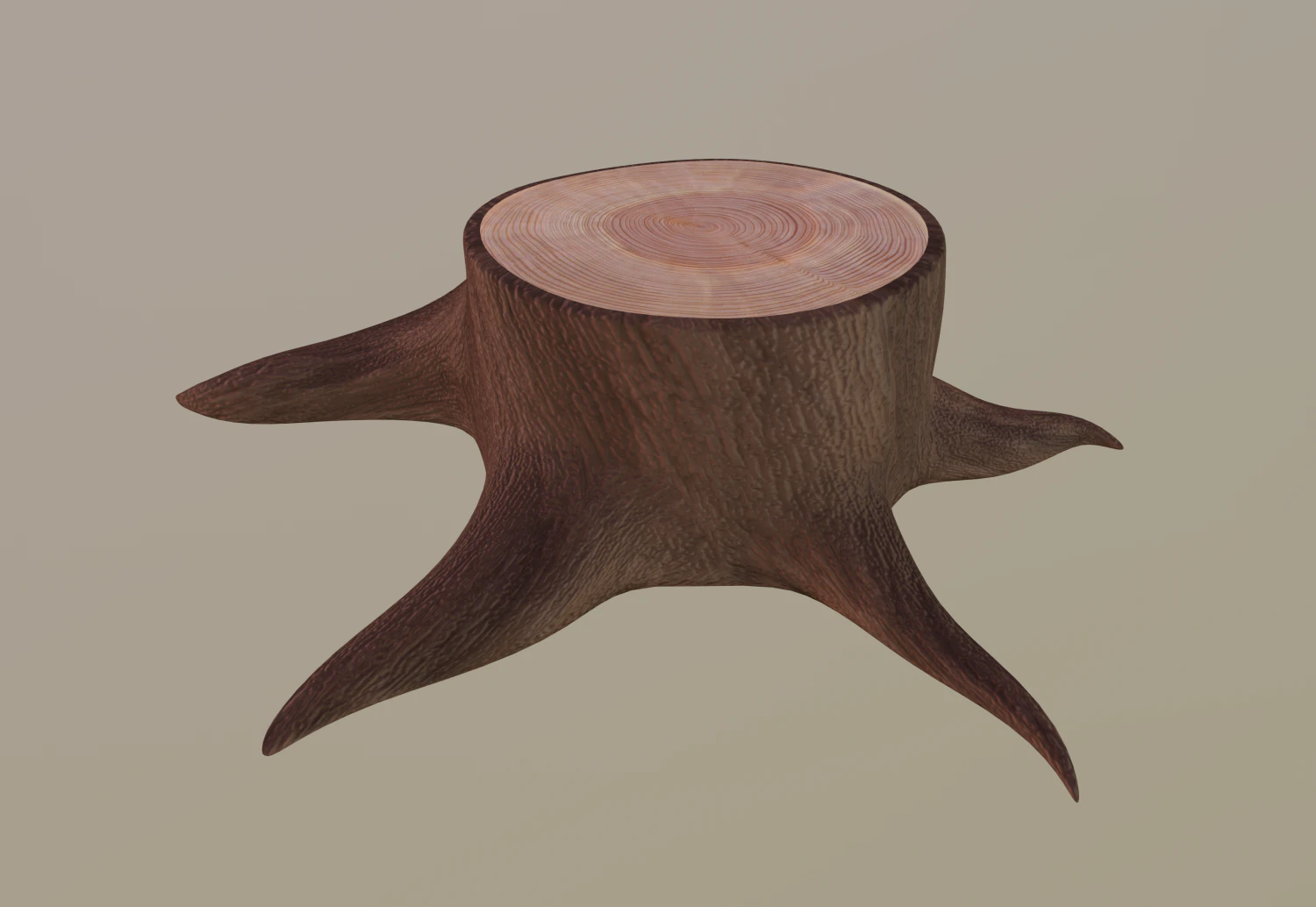 tree stump 3D Model .c4d .max .obj .3ds .fbx .stl .blend 