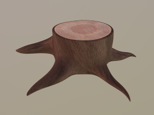 tree stump 3D-Modell