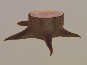 tree stump 3D Model