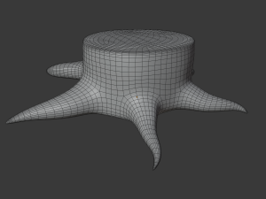 tree stump 3D Model