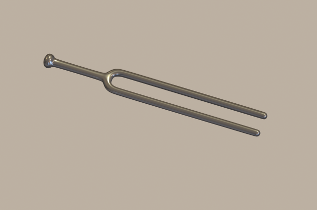 tuning fork 3D 모델 .c4d .max .obj .3ds .fbx .stl .blend 