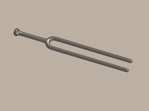 tuning fork 3D Model