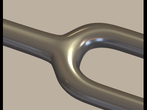 tuning fork 3D 모델