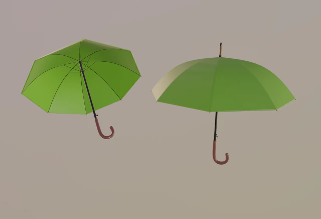 payung Model 3D .c4d .max .obj .3ds .fbx .stl .blend 