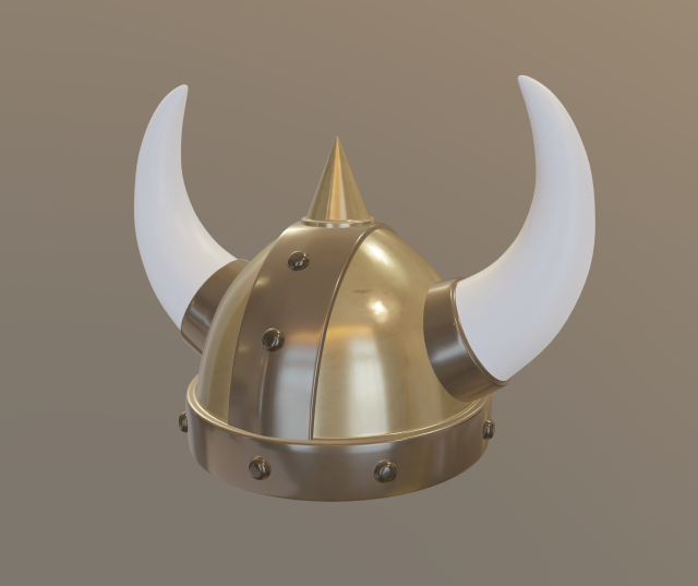 viking helmet Model 3D .c4d .max .obj .3ds .fbx .stl .blend 