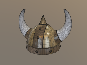 viking helmet Model 3D