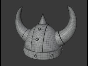 viking helmet Model 3D