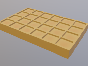 waffle Model 3D