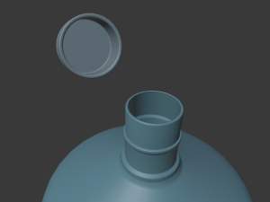 water bottle Model 3D