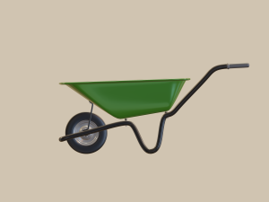 wheelbarrow 3D मॉडल