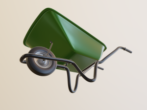 wheelbarrow 3D मॉडल