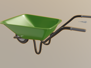 wheelbarrow 3D मॉडल