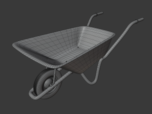 wheelbarrow 3D मॉडल