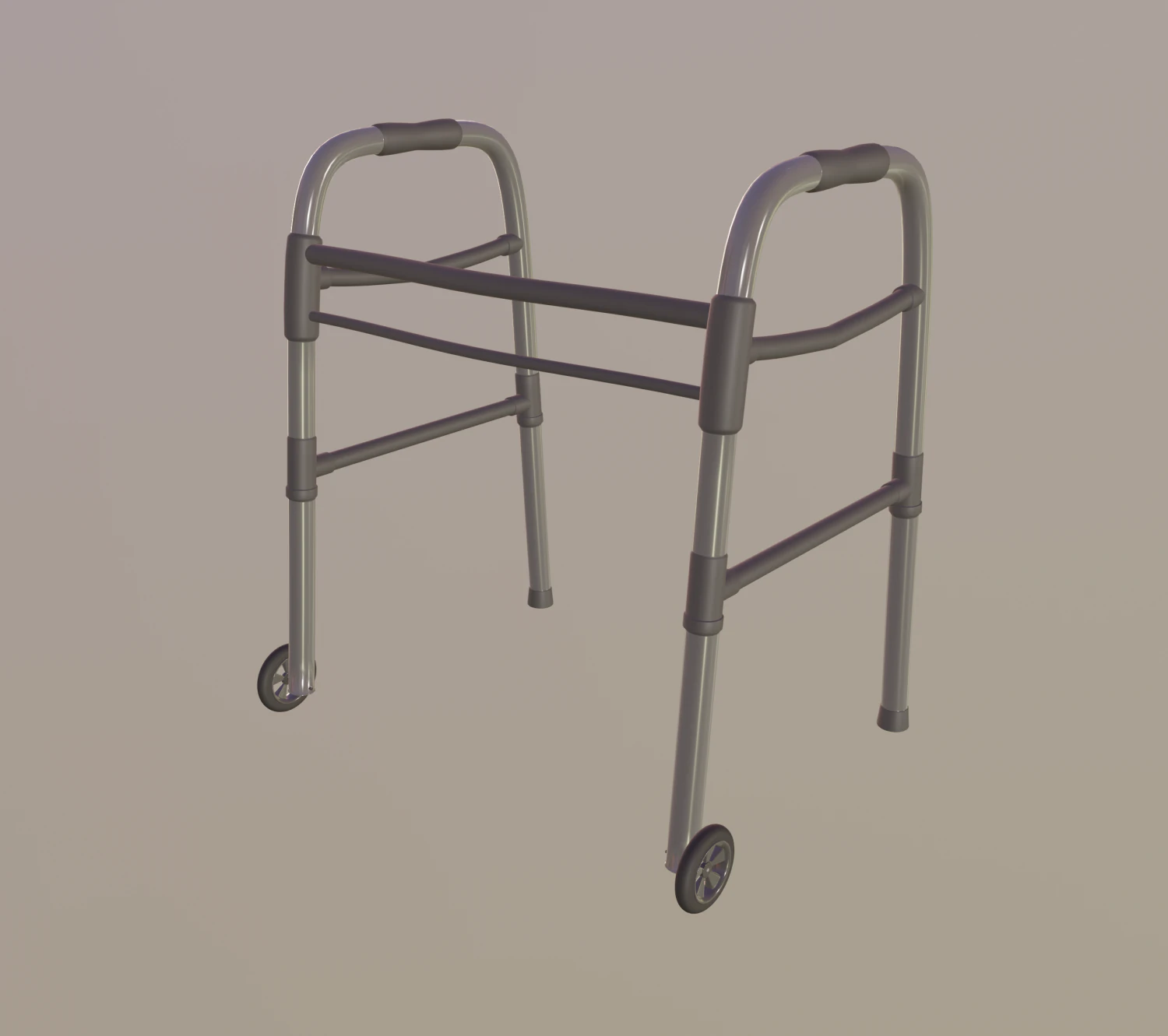 wheeled walker 3D Model .c4d .max .obj .3ds .fbx .stl .blend 