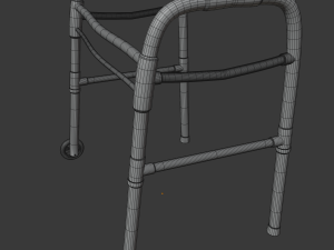 wheeled walker Model 3D