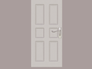 white door 3D Model