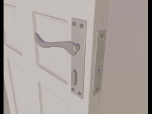white door 3D Model