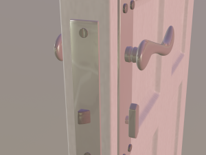 white door 3D Model