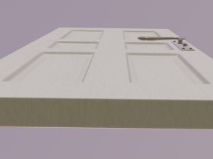 white door 3D Model