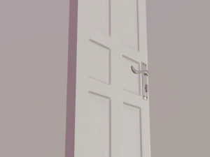 porta bianca Modello 3D