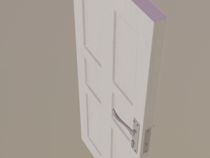 white door 3D Model