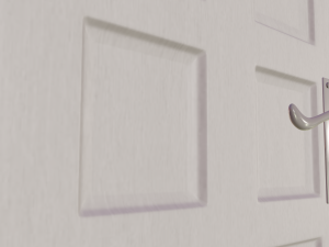 white door 3D Model