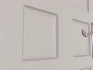 porta bianca Modello 3D