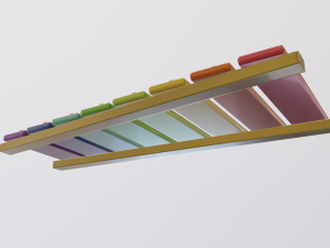 xylophone 3D-Modell