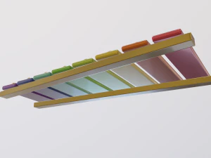 xilofono Modello 3D