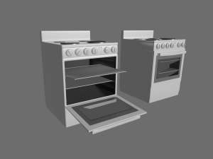 stove 3D 모델