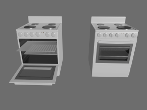 stove 3D 모델