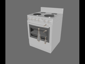 stove 3D 모델