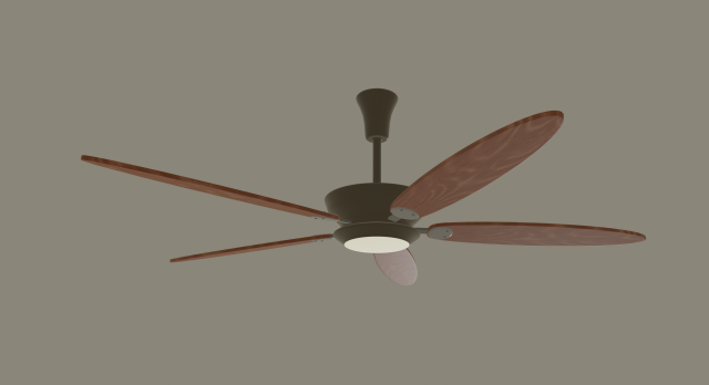 ceiling fan 3D 模型 .c4d .max .obj .3ds .fbx .stl .blend 