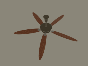 ceiling fan 3D 模型