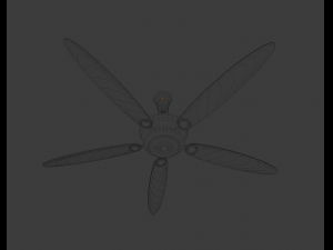 ceiling fan 3D 模型